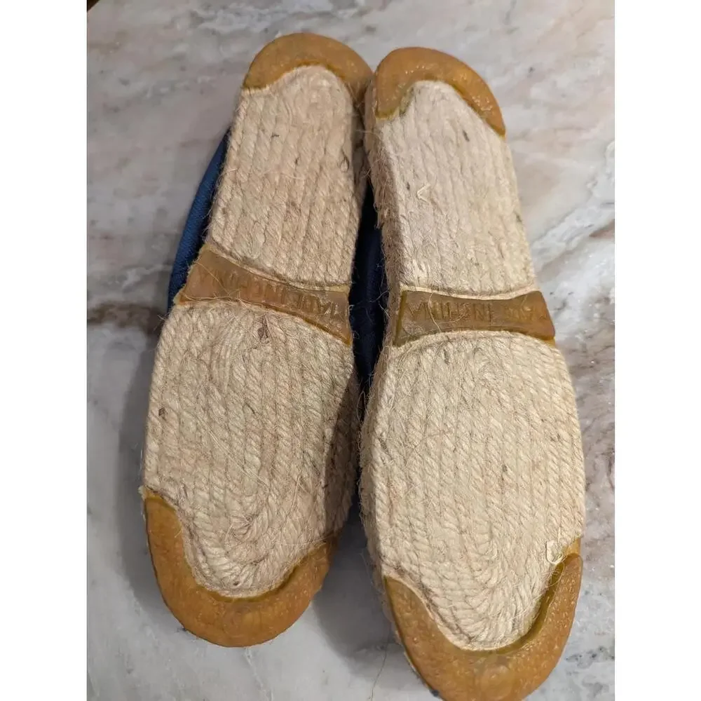 Vintage NEW Newport News‎ Navy Fabric Espadrilles  Navy size 9